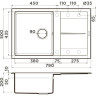 Мойка OMOIKIRI SUMI 79-DC Tetogranit/темный шоколад 4993666